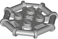 Plate, Modified 2 x 2 with Bar Frame Octagonal, Reinforced, Completely Round Studs