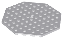 Plate, Modified 10 x 10 Octagonal with Hole