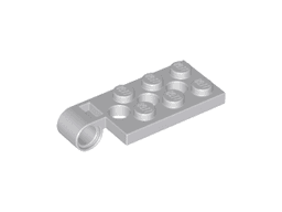 Hinge Plate 2 x 4 with Pin Hole and 3 Holes - Top