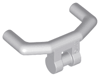 Minifigure, Utensil Handlebars with Angular Handles