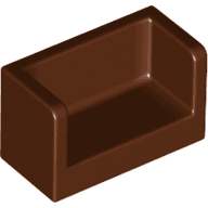 Panel 1 x 2 x 1 with Rounded Corners and 2 Sides