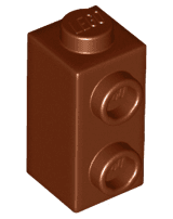 Brick, Modified 1 x 1 x 1 2/3 with Studs on Side