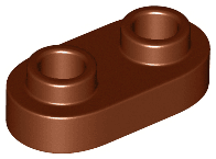 Plate, Round 1 x 2 with Open Studs