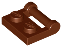 Plate, Modified 1 x 2 with Bar Handle on Side - Closed Ends