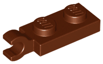 Plate, Modified 1 x 2 with Clip on End (Horizontal Grip)