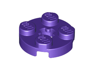 Plate, Round 2 x 2 with Axle Hole