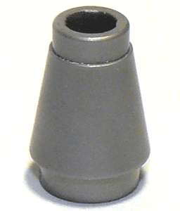 Cone 1 x 1 with Top Groove