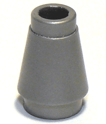 Cone 1 x 1 with Top Groove