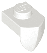 Plate, Modified 1 x 1 with Tooth Vertical