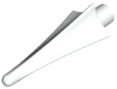 Minifigure, Weapon Spear Tip with Fins