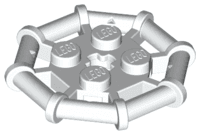 Plate, Modified 2 x 2 with Bar Frame Octagonal