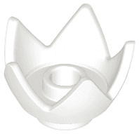 Minifigure, Headgear Crown Eggshell with 5 Points and Center Stud