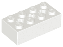 Technic, Brick 2 x 4 with 3 Axle Holes