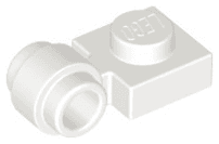 Plate, Modified 1 x 1 with Light Attachment - Thick Ring