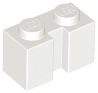 Brick, Modified 1 x 2 with Channel
