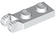 Hinge Plate 1 x 2 Locking with 2 Fingers on End