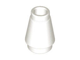 Cone 1 x 1 with Top Groove
