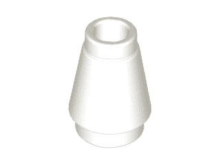 Cone 1 x 1 with Top Groove