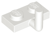 Plate, Modified 1 x 2 with Bar Arm Up (Horizontal Arm 5mm)