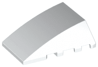 Wedge 4 x 4 Triple Curved No Studs
