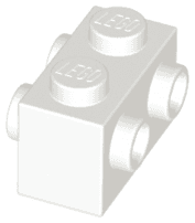 Brick, Modified 1 x 2 with Studs on 2 Sides