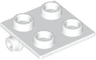 Hinge Brick 2 x 2 Top Plate