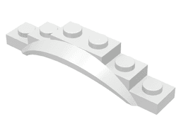 Vehicle, Mudguard 1 1/2 x 6 x 1 with Arch