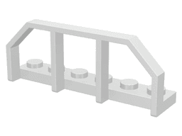 Plate, Modified 1 x 6 with Train Wagon End / Fence