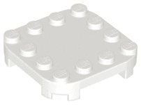 Plate, Modified 4 x 4 with Rounded Corners and 4 Feet