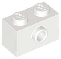 Brick, Modified 1 x 2 with Stud on Side with Bottom Stud Holder