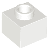Brick, Modified 1 x 1 x 2/3 with Open Stud