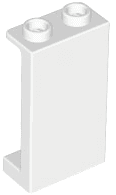 Panel 1 x 2 x 3 with Side Supports - Hollow Studs