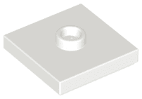 Plate, Modified 2 x 2 with Groove and 1 Stud in Center (Jumper)