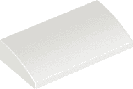 Slope, Curved 2 x 4 x 2/3 with Bottom Tubes