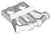 Plate, Modified 1 x 2 with Angled Bar Handles on Side
