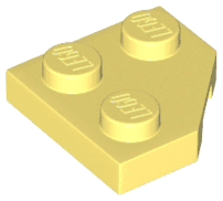 Wedge, Plate 2 x 2 Cut Corner