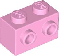 Brick, Modified 1 x 2 with Studs on 1 Side