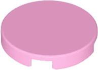 Tile, Round 2 x 2 with Bottom Stud Holder