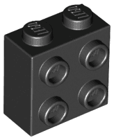 Brick, Modified 1 x 2 x 1 2/3 with Studs on Side