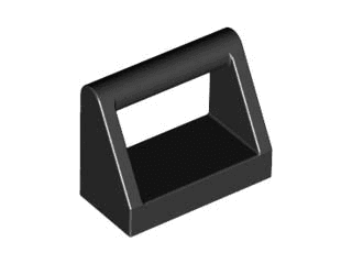 Tile, Modified 1 x 2 with Bar Handle