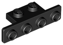 Bracket 1 x 2 - 1 x 4 with Rounded Corners
