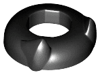 Minifigure, Headgear Head Top with Ears