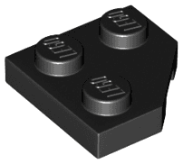 Wedge, Plate 2 x 2 Cut Corner