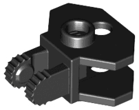 Hinge 1 x 2 Locking with 2 Fingers and Tow Ball Socket