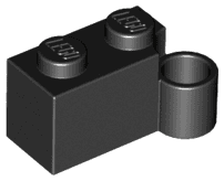 Hinge Brick 1 x 4 Swivel Base