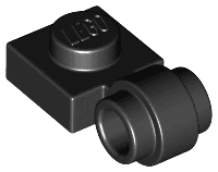Plate, Modified 1 x 1 with Light Attachment - Thick Ring
