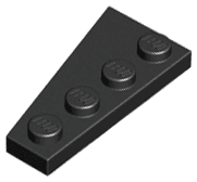 Wedge, Plate 4 x 2 Right