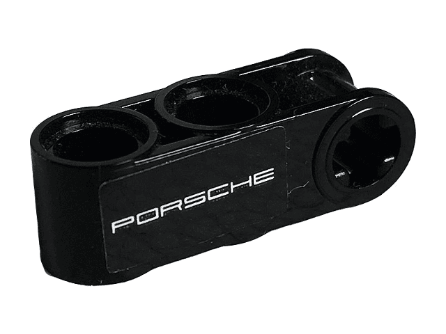 Technic, Axle and Pin Connector Perpendicular 3L with 2 Pin Holes with 'PORSCHE' Pattern Model Left Side (Sticker) - Set 42096