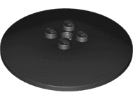 Dish 6 x 6 Inverted (Radar) - Solid Studs