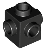Brick, Modified 1 x 1 with Studs on 4 Sides